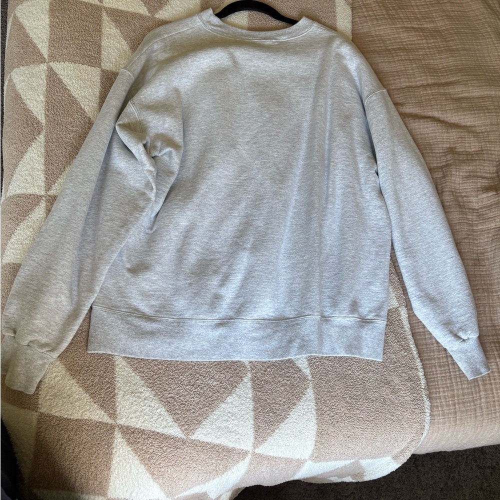 The Bar Light Gray Sweatshirt with Brown Logo - Picture 4 of 5